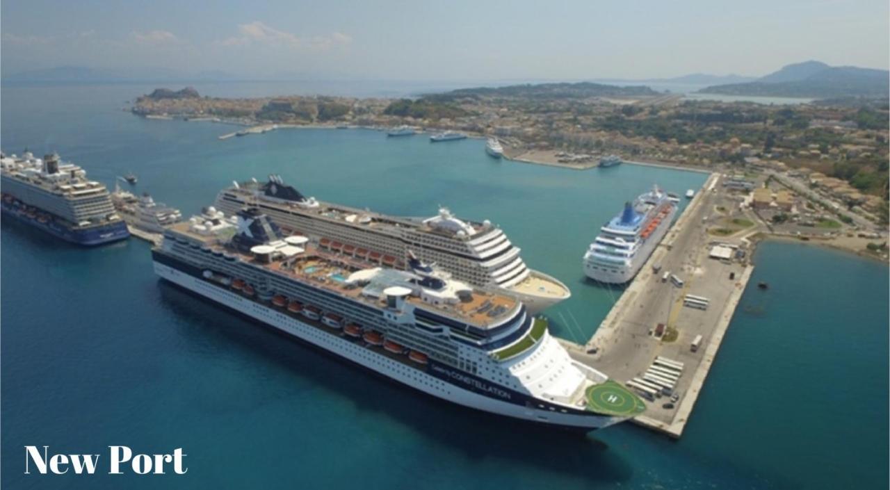Joy New Port Studio Corfu Town Екстер'єр фото